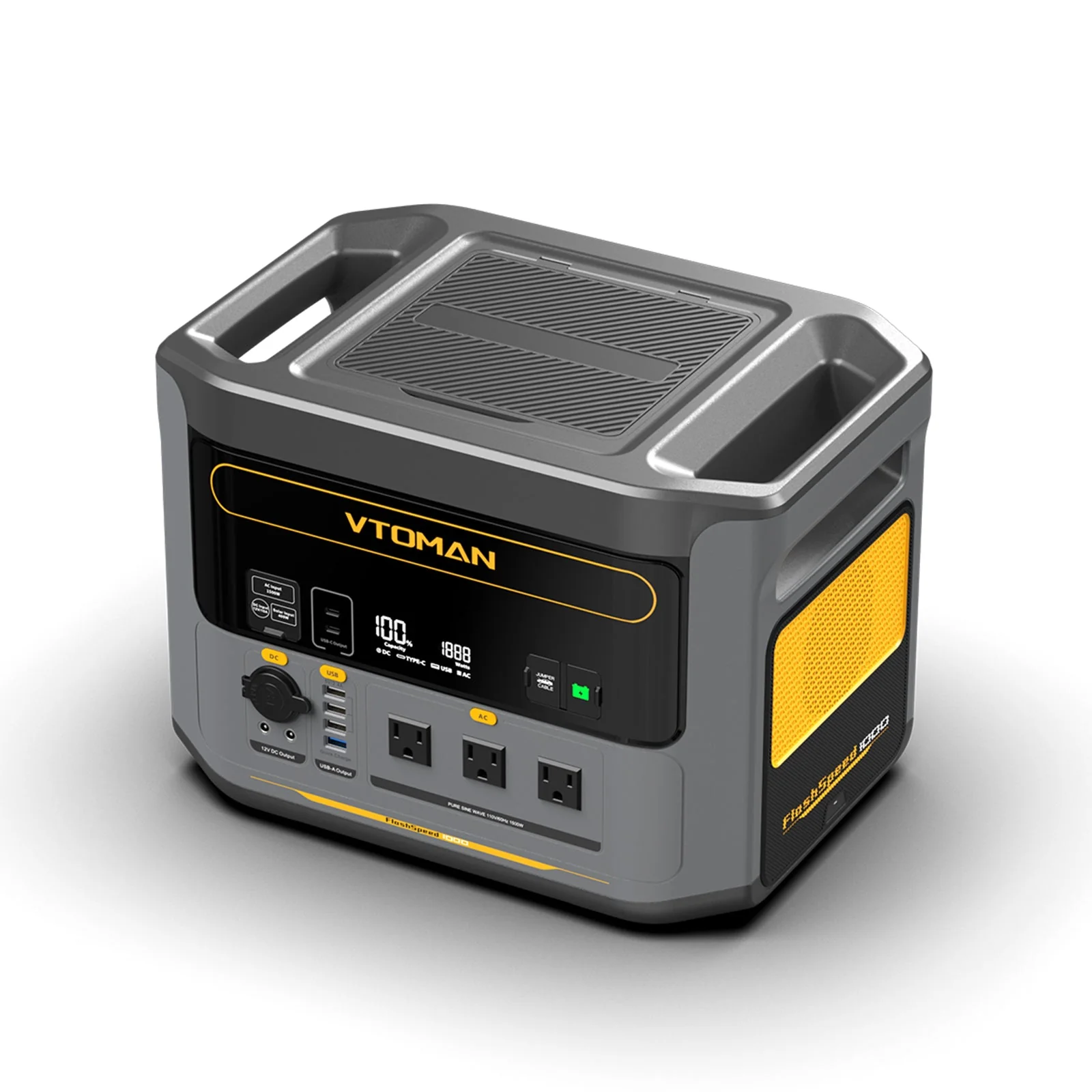 VTOMAN FlashSpeed 1000 with 1548Wh Extra Battery (US&CANADA) - Image 4