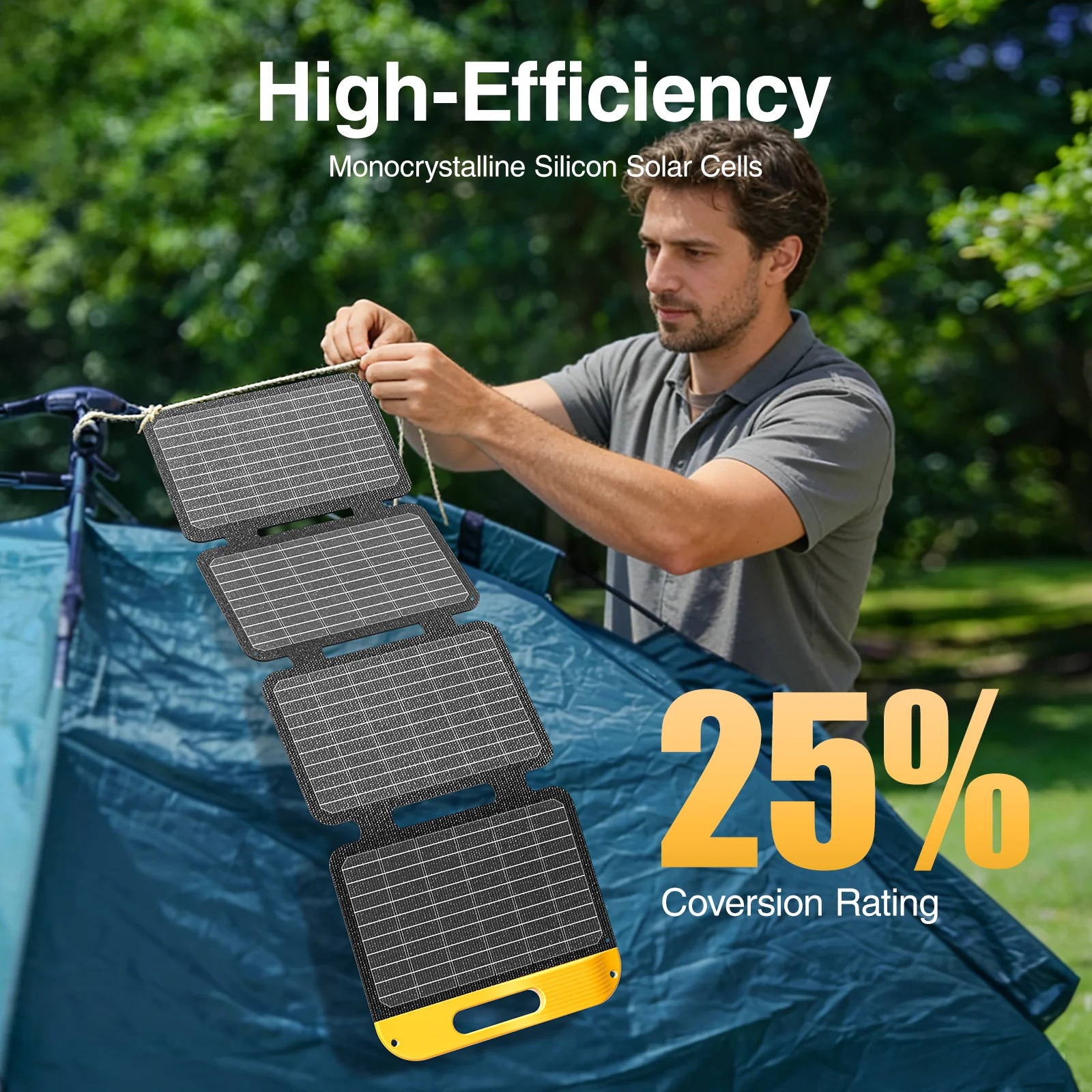 VTOMAN 40W Portable Solar Panel - Image 2