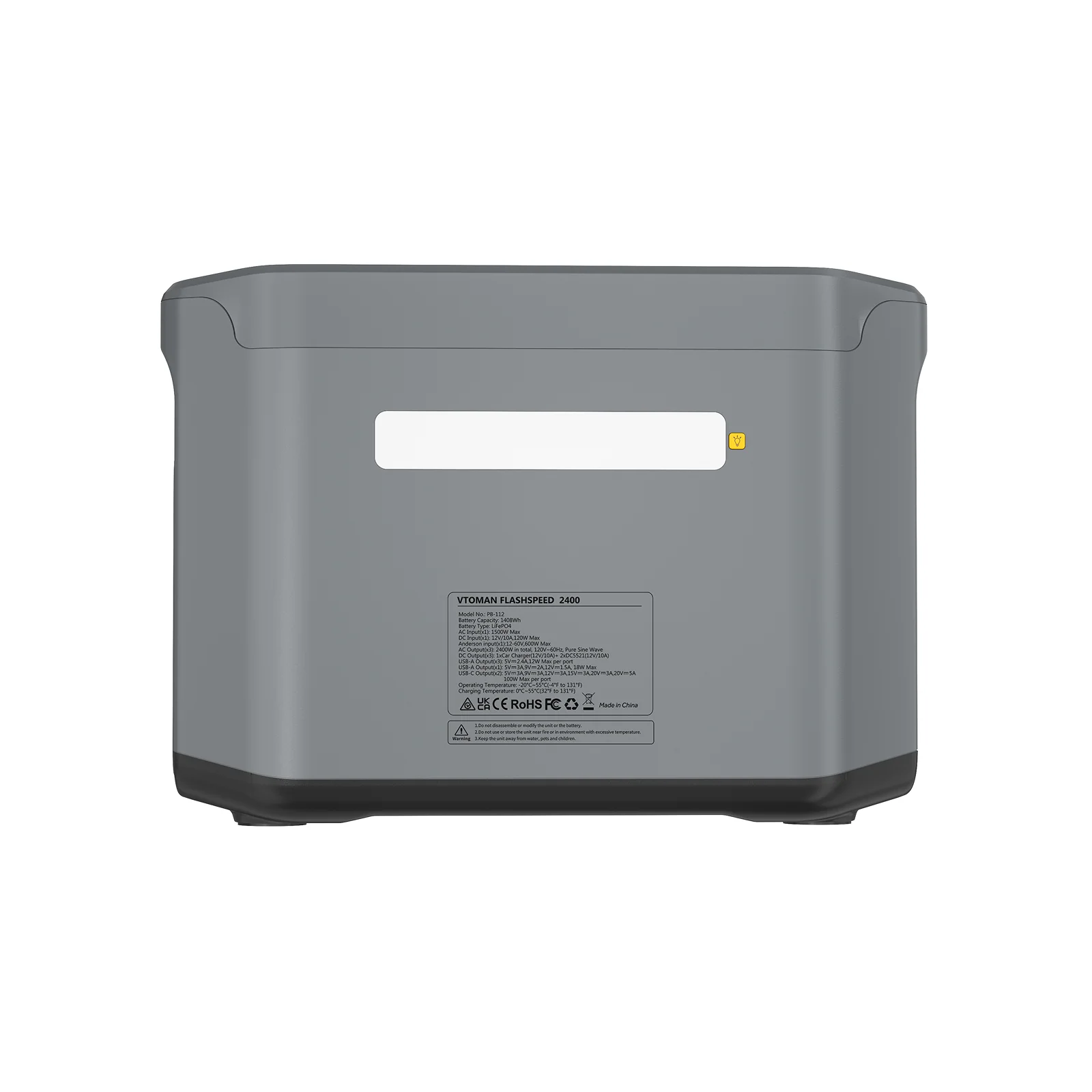 VTOMAN  FlashSpeed 2400 V-BEYOND™ Portable Power Station with Jumper Cable (US&MEX) - Image 8