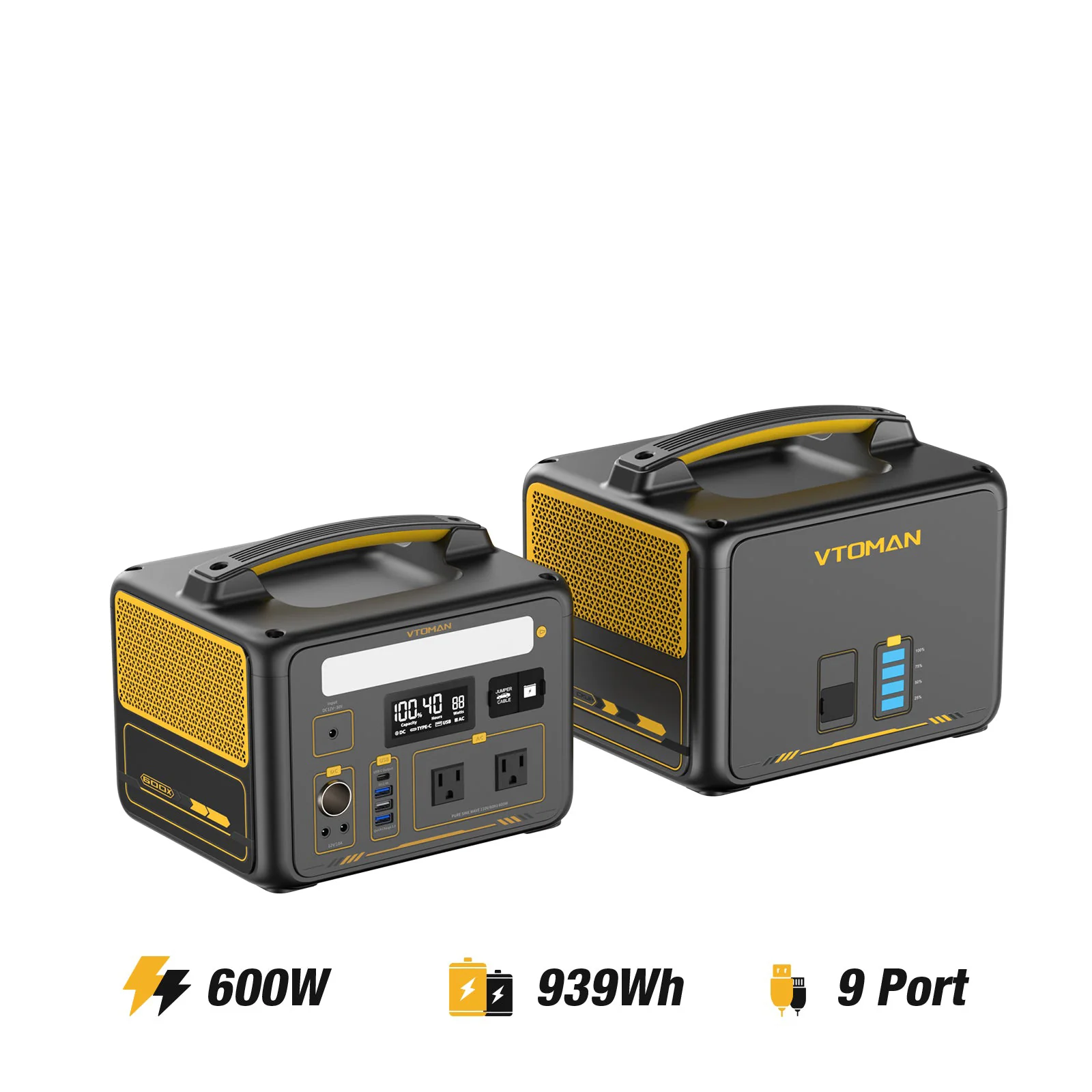 VTOMAN Jump 600X Portable Power Station (CANADA ONLY) - Image 6