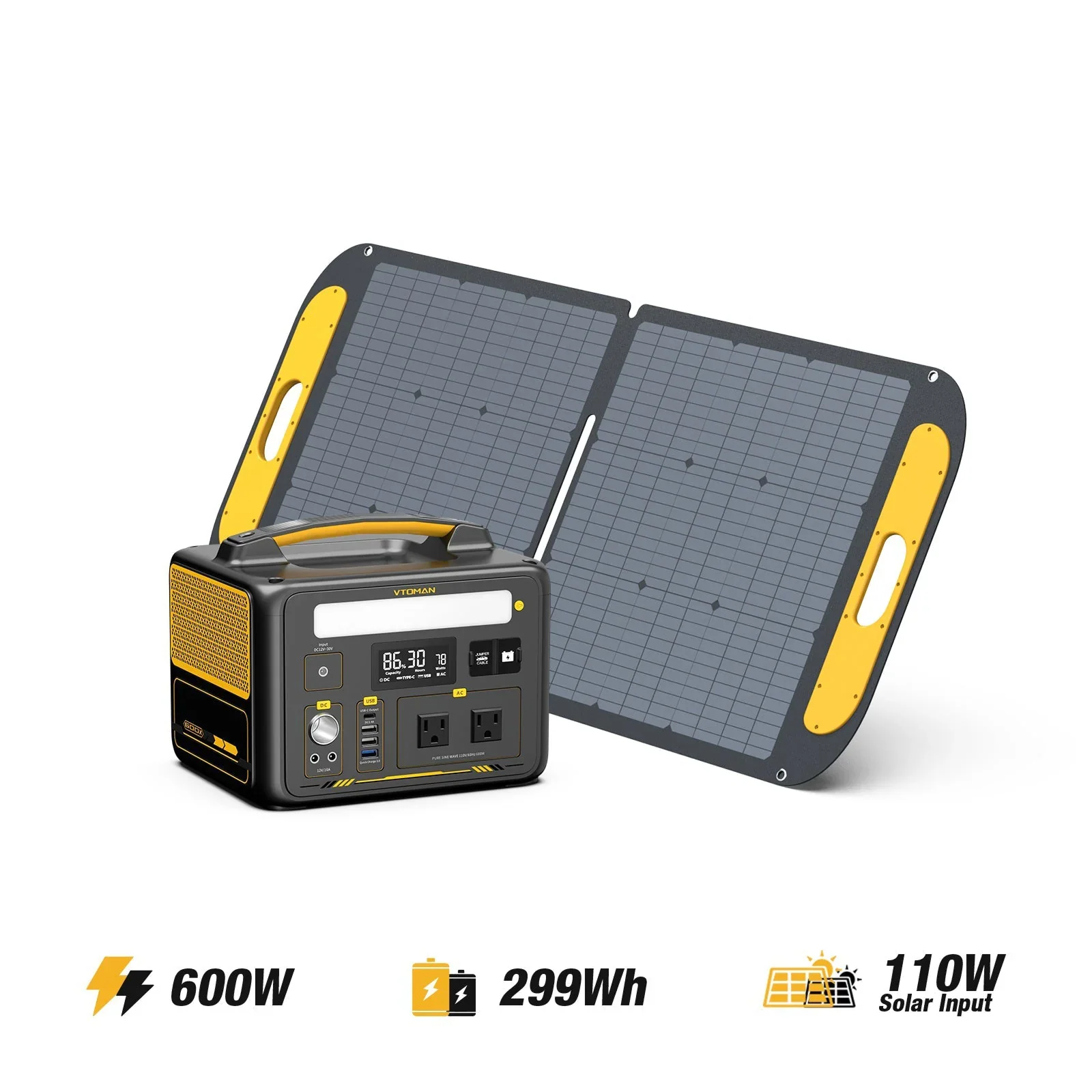 VTOMAN Jump 600X Portable Power Station (CANADA ONLY) - Image 9